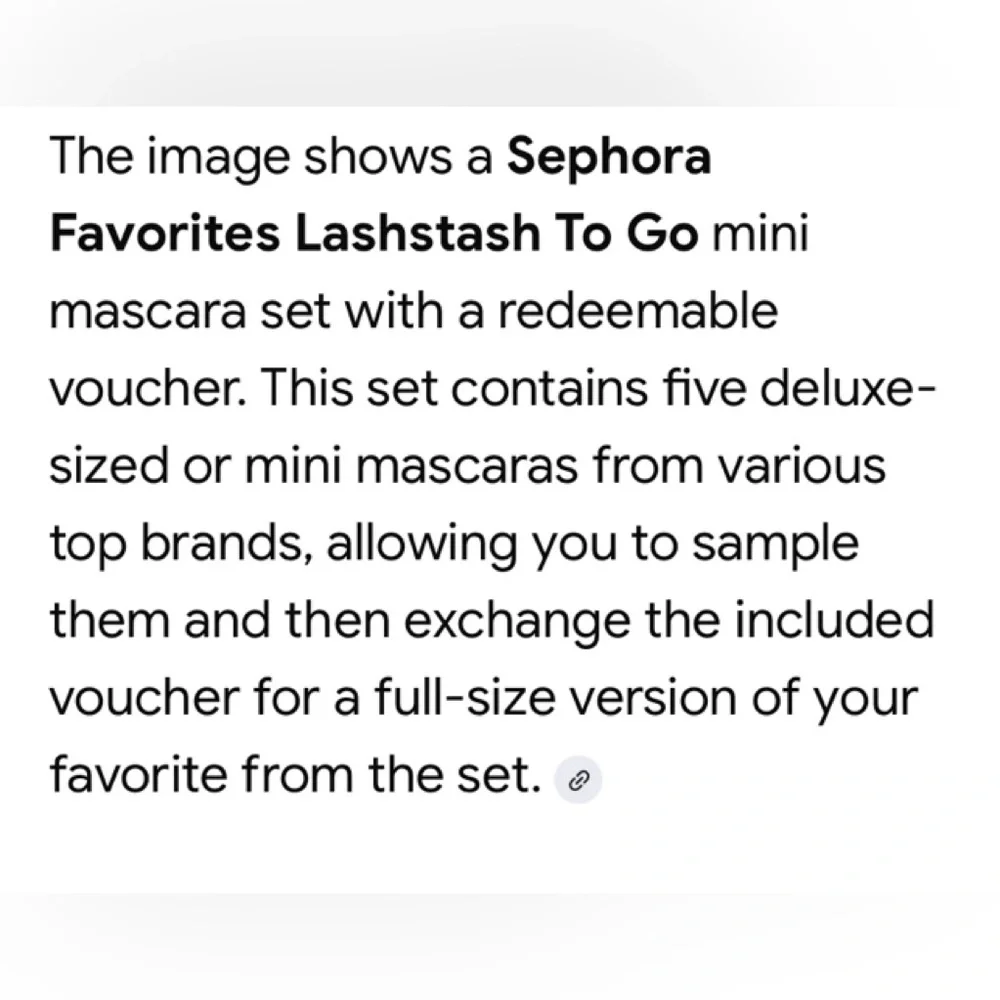 SEPHORA Favorites Lashtash To Go mini 5 mascara set NIB